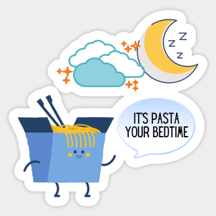 It's Pasta Your Bedtime Sticker